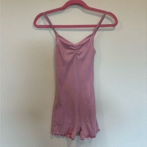Skims pink onesie